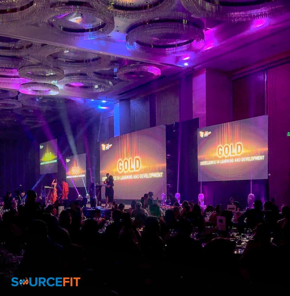 HR Excellence Gold Award — Sourcefit