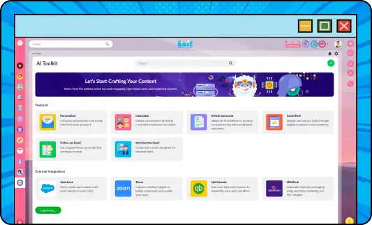 Knit - Dashboard