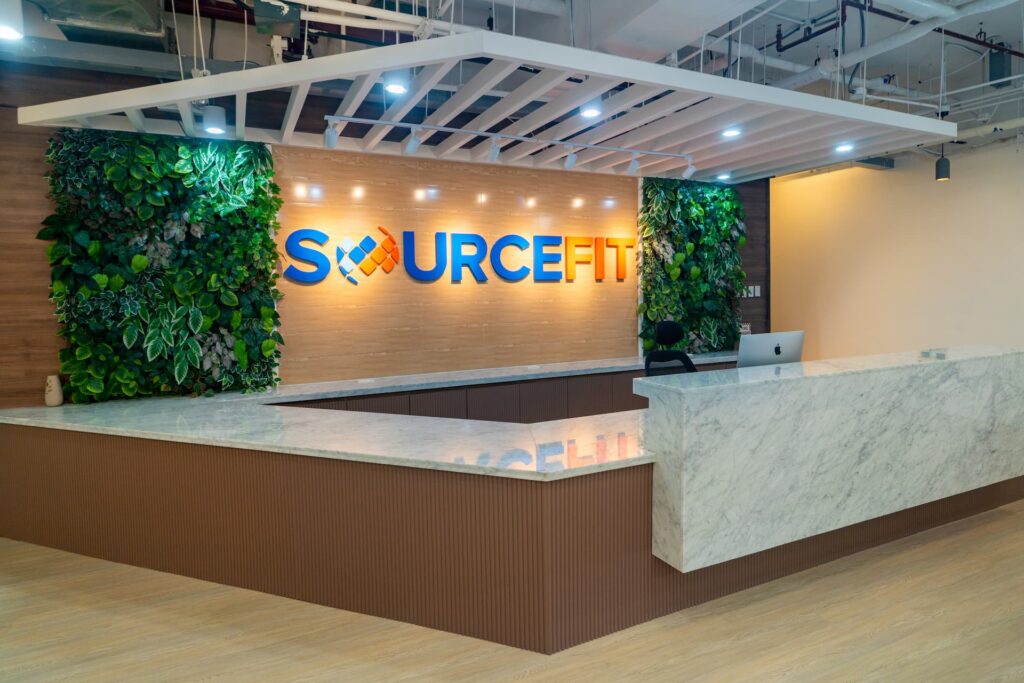 Vestíbulo Sourcefit — Externalización de procesos empresariales y personal offshore | Sourcefit