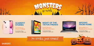 sourcefit monsters at work halloween tiktok prizes